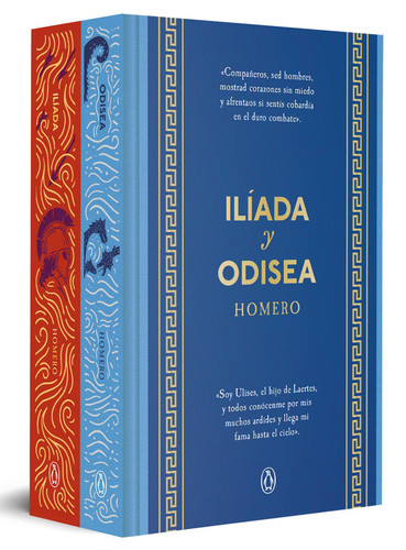 Portada de Pack Homero (La odisea - La Ilíada) /Homer Pack (The Odyssey - The Iliad) (Spanish Edition)