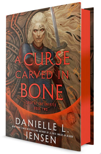 Portada de A Curse Carved in Bone Book Two of the Saga of the Unfated