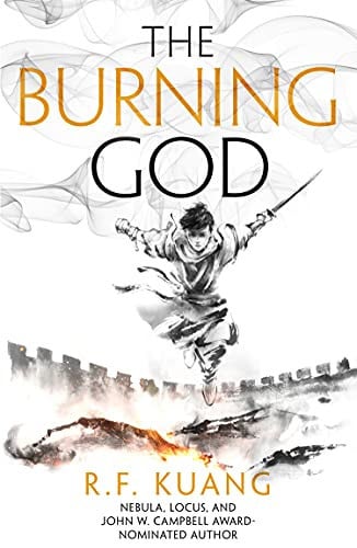 Portada de The Burning God