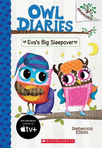 Portada de Eva's Big Sleepover: a Branches Book (Owl Diaries #9)