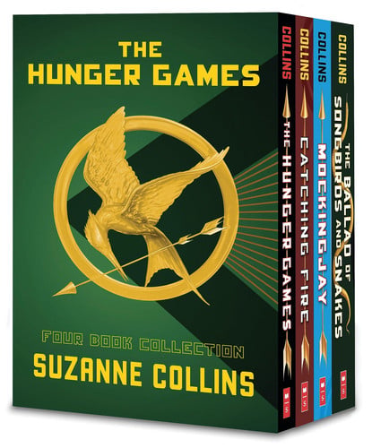 Portada de Hunger Games 4-Book Paperback Box Set (the Hunger Games, Catching Fire, Mockingjay, the Ballad of Songbirds and Snakes)