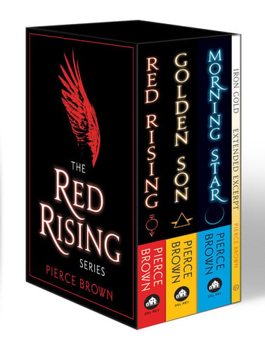 Portada de Red Rising 3-Book Box Set Red Rising, Golden Son, Morning Star, and an Exclusive Extended Excerpt of Iron Gold