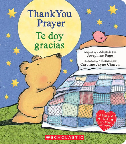 Portada de Thank You Prayer / Te doy gracias (Scholastic Bilingual) (Spanish and English Edition)