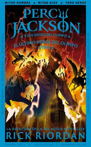 Portada de El último héroe del Olimpo (Percy Jackson y los dioses del Olimpo 5)
