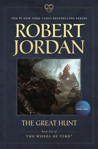Portada de The Great Hunt Book Two of 'The Wheel of Time'