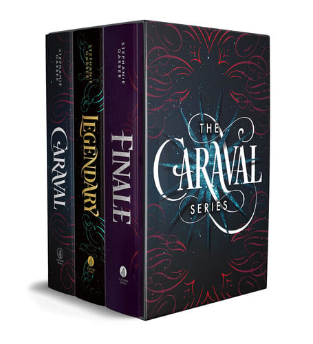 Portada de Caraval Paperback Boxed Set Caraval, Legendary, Finale