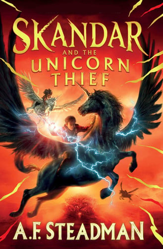 Portada de Skandar and the Unicorn Thief