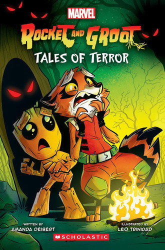 Portada de Tales of Terror: a Graphix Book (Marvel's Rocket and Groot)
