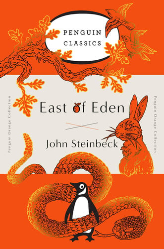 Portada de East of Eden (Penguin Orange Collection)