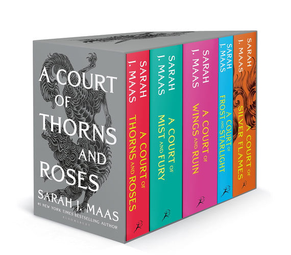 Portada de A Court of Thorns and Roses Paperback Box Set (5 Books)
