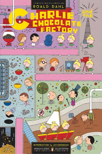 Portada de Charlie and the Chocolate Factory (Penguin Classics Deluxe Edition)