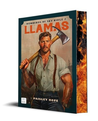 Portada de Llamas: Edición con cantos tintados