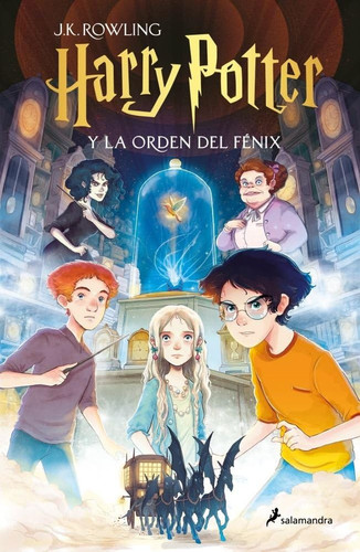 Portada de Harry Potter y la Orden del Fénix (Harry Potter [edición con ilustraciones de Xavier Bonet] 5)