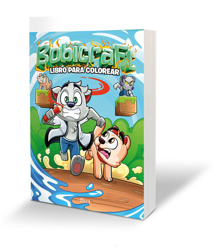 Portada de Bobicraft Libro para colorear