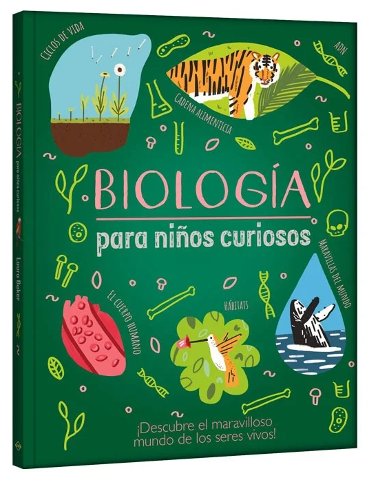 Portada de Biologia para niños curiosos