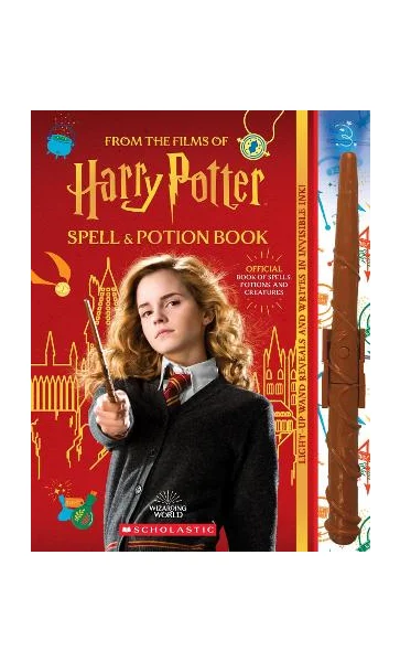 Portada de Harry Potter Spell and Potion Book: Official Book of Spells, Potions, and Creatures