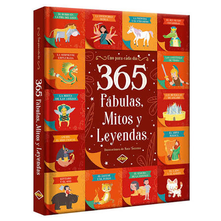 Portada de 365 fabulas, mitos y leyendas