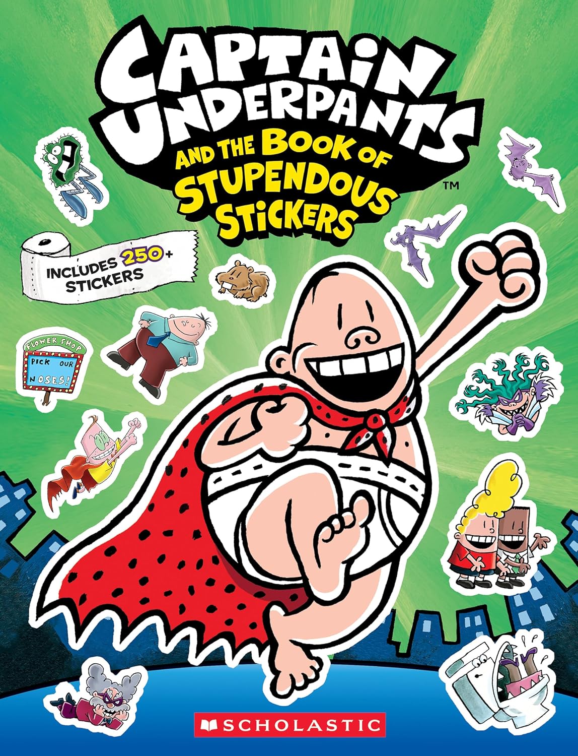 Portada de Captain Underpants: The Official Sticker Book