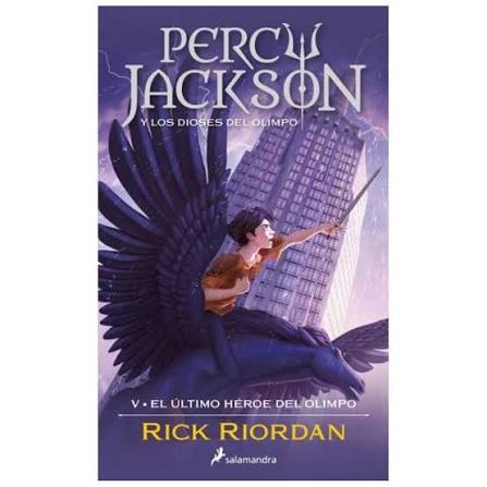 Portada de 5 El Último Héroe Del Olimpo Percy Jackson Y Los Dioses Del Olimpo