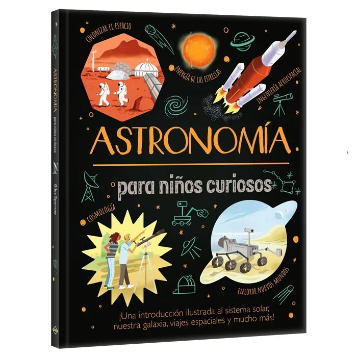 Portada de Astronimia para niños curiosos