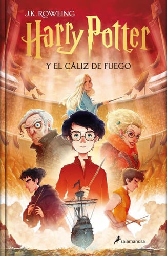 Portada de Harry Potter y el Cáliz de Fuego