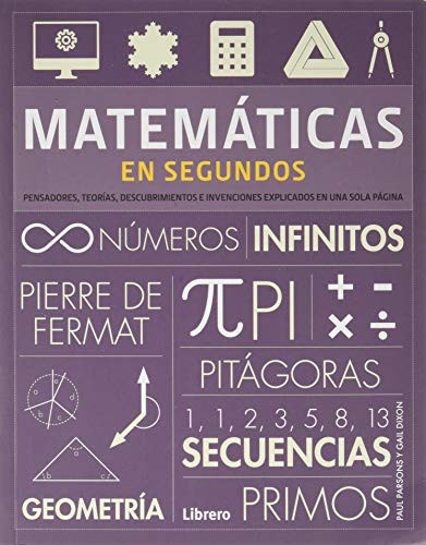 Portada de Matemáticas en segundos