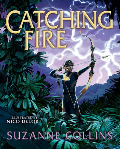 Portada de Catching Fire: Illustrated Edition (the Hunger Games #2)