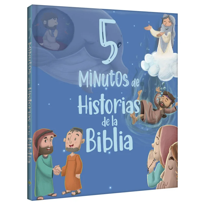 Portada de 5 minutos de historias de la biblia