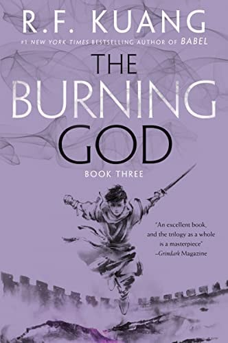 Portada de The Burning God
