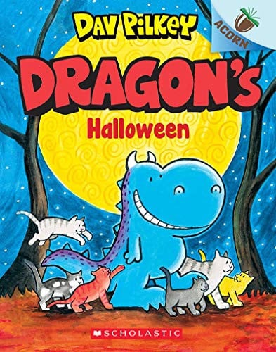 Portada de Dragon's Halloween: an Acorn Book (Dragon #4): from the Creator of Dog Man