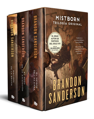 Portada de Estuche Trilogía Nacidos de la Bruma (Mistborn)