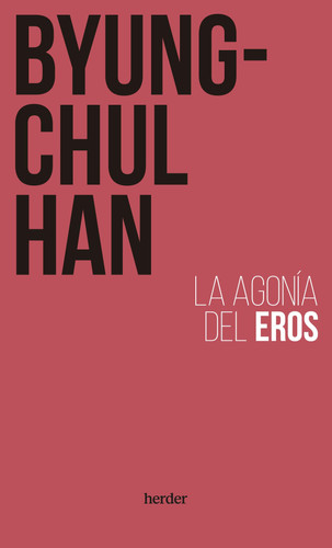 Portada de La agonía del Eros
