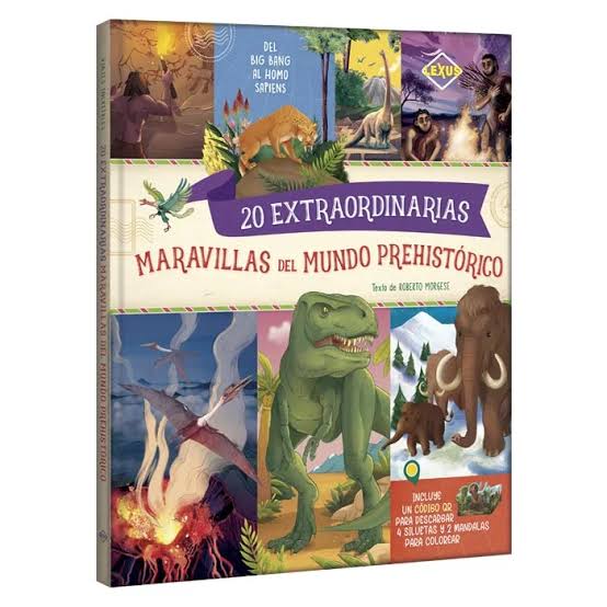 Portada de 20 maravillas del mundo prehistorico