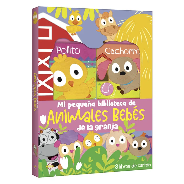 Portada de Biblioteca animales bebes de la granja