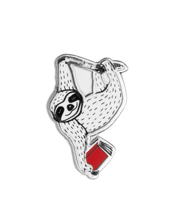 Portada de Book Sloth Pin