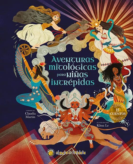 Portada de Aventuras mitologicas para niñas intrepidas